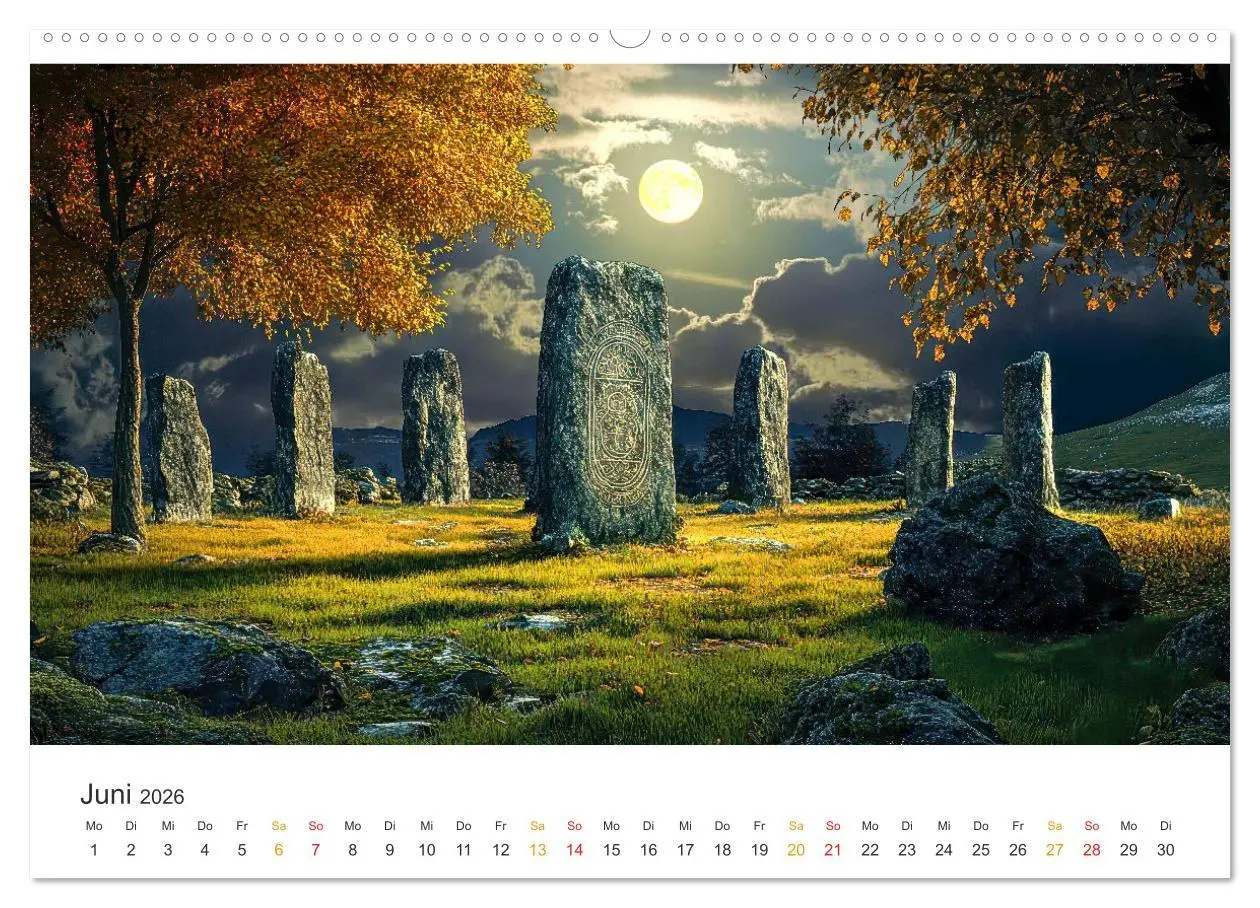 Bild: 9783457270585 | Magische Steine - Tor zur Anderswelt (Wandkalender 2026 DIN A2...