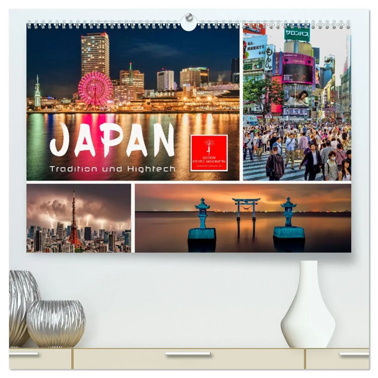 Cover: 9783457580585 | Japan - Tradition und Hightech (hochwertiger Premium Wandkalender...