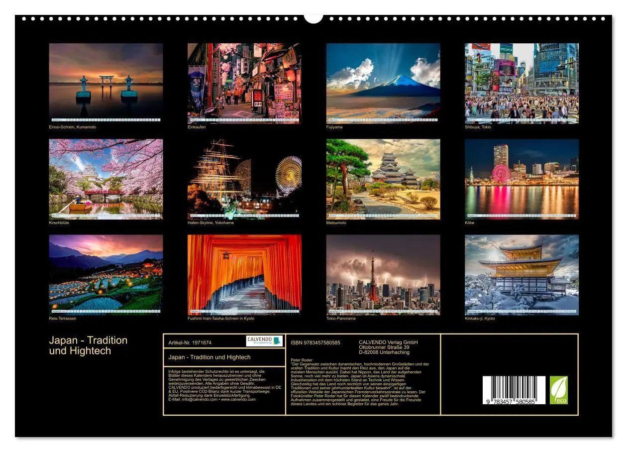 Bild: 9783457580585 | Japan - Tradition und Hightech (hochwertiger Premium Wandkalender...