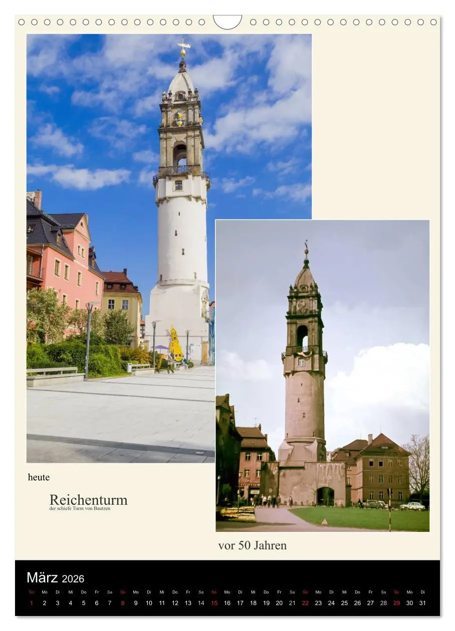 Bild: 9783516430585 | Bautzen vor 50 Jahren und heute (Wandkalender 2026 DIN A3 hoch),...