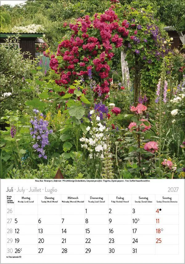 Bild: 9783819300585 | Blütenzauber 2027 | Verlag Korsch | Kalender | Spiralbindung | 13 S.