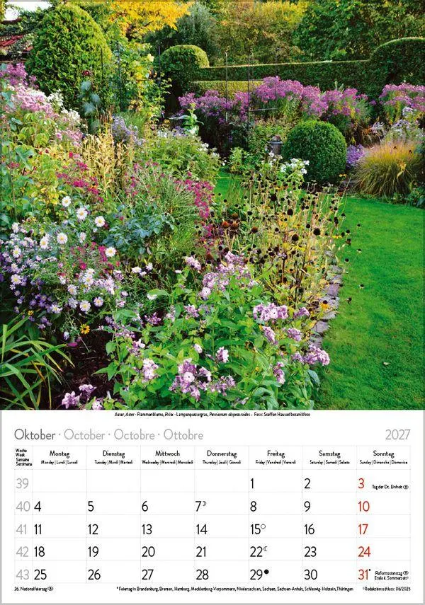 Bild: 9783819300585 | Blütenzauber 2027 | Verlag Korsch | Kalender | Spiralbindung | 13 S.