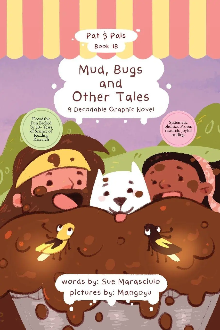 Cover: 9798988400585 | Mud, Bugs and Other Tales | A Decodable Graphic Novel | Sue Marasciulo