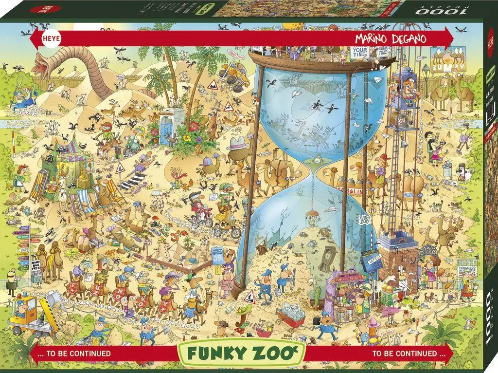 Cover: 4001689300685 | Desert Habitat | 1000 Teile | Spiel | Cartoon Puzzlereihe Heye | 30068