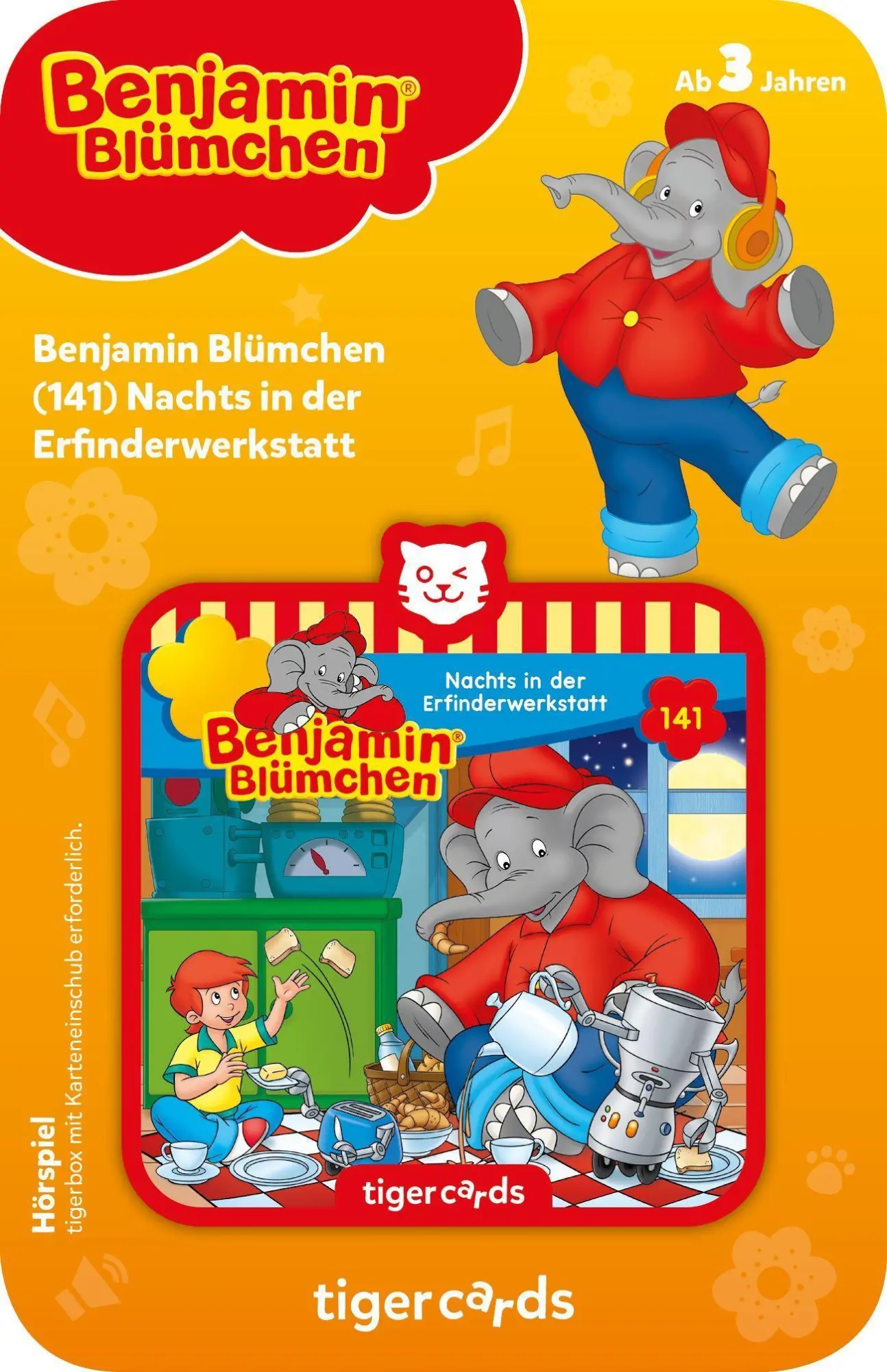 Bild: 4260535480685 | tigercard - Benjamin Blümchen - Folge 141: Nachts in der...