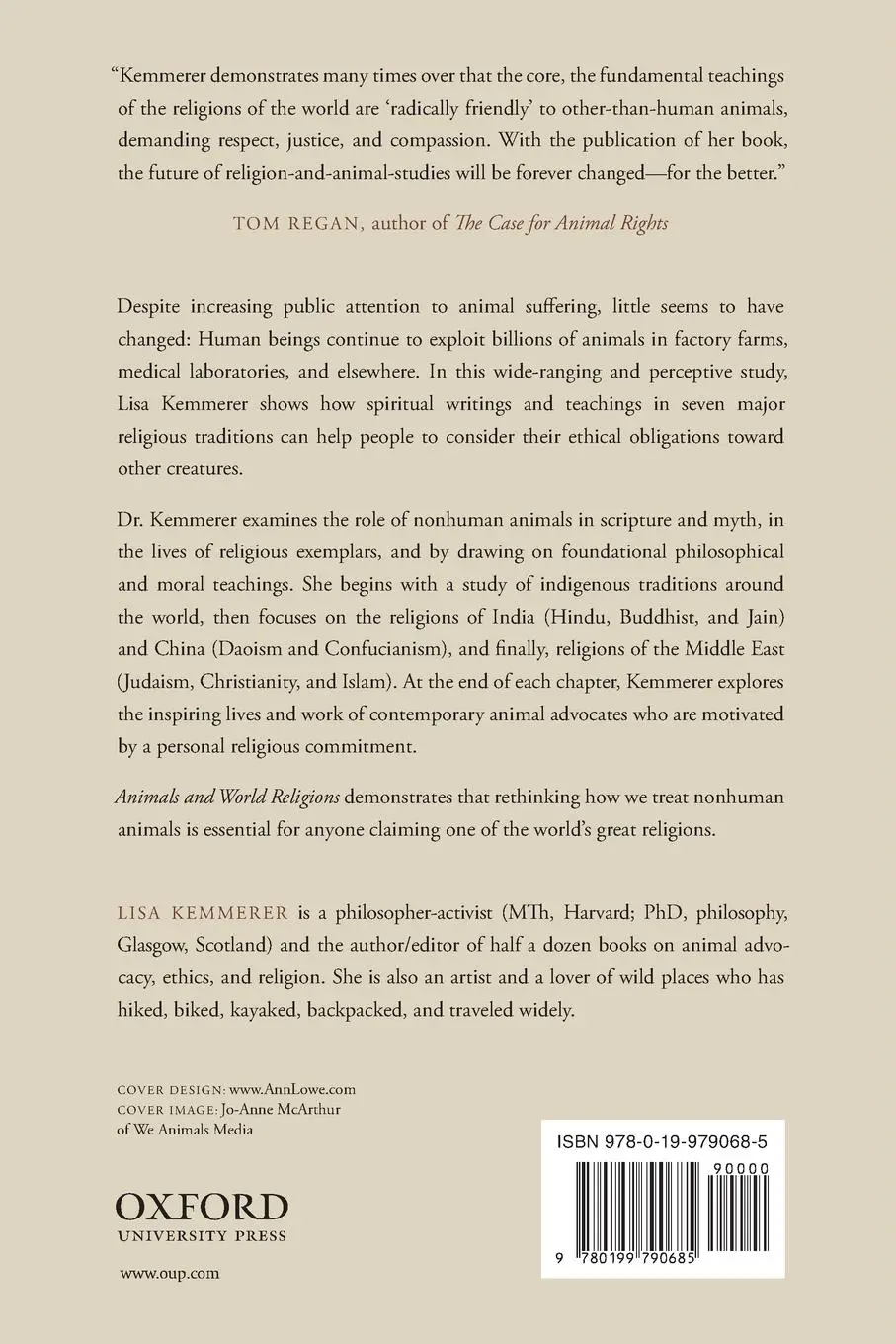 Rückseite: 9780199790685 | Animals and World Religions | Lisa Kemmerer | Taschenbuch | Englisch