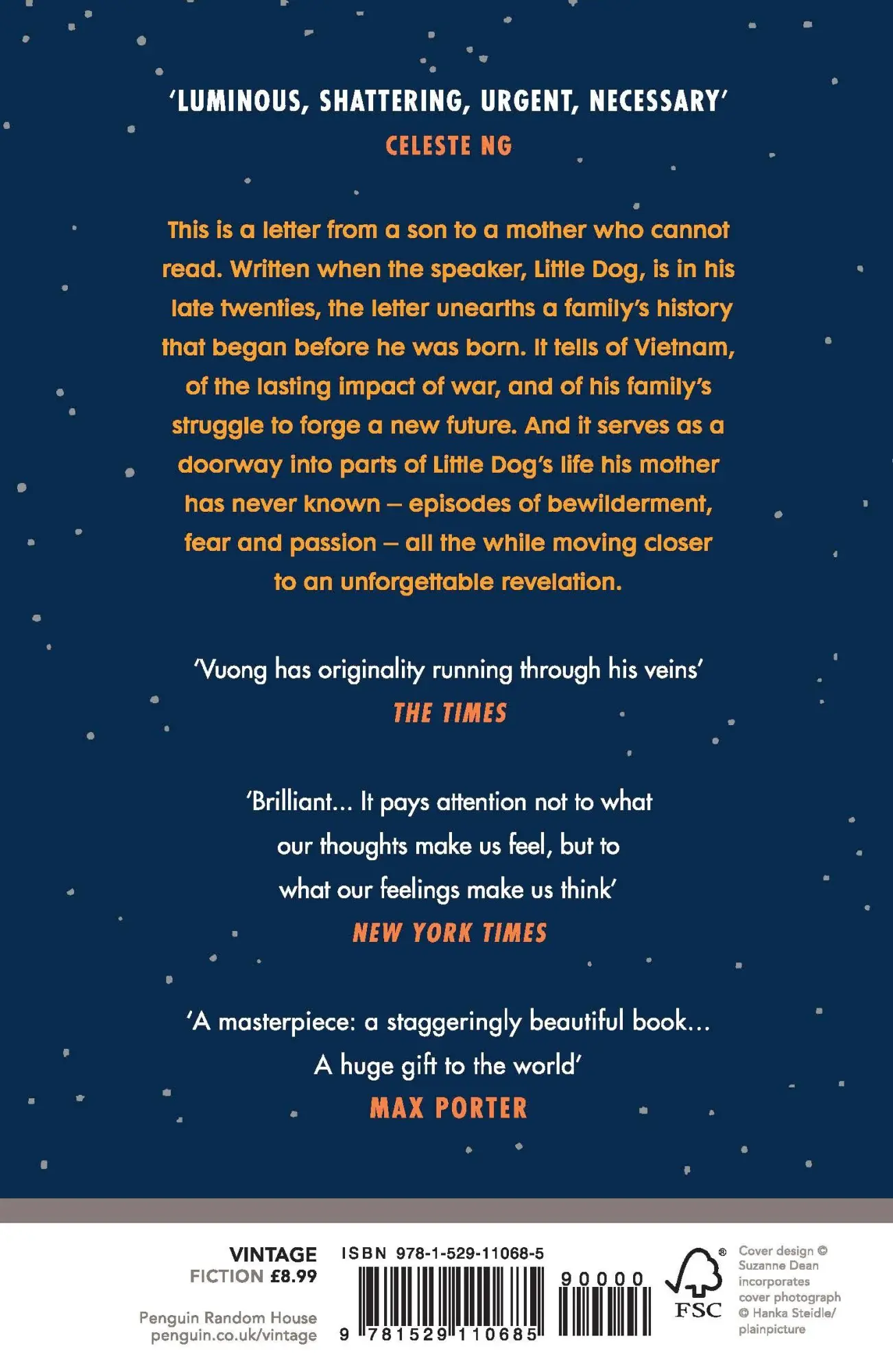 Rückseite: 9781529110685 | On Earth We're Briefly Gorgeous | Ocean Vuong | Taschenbuch | 256 S.