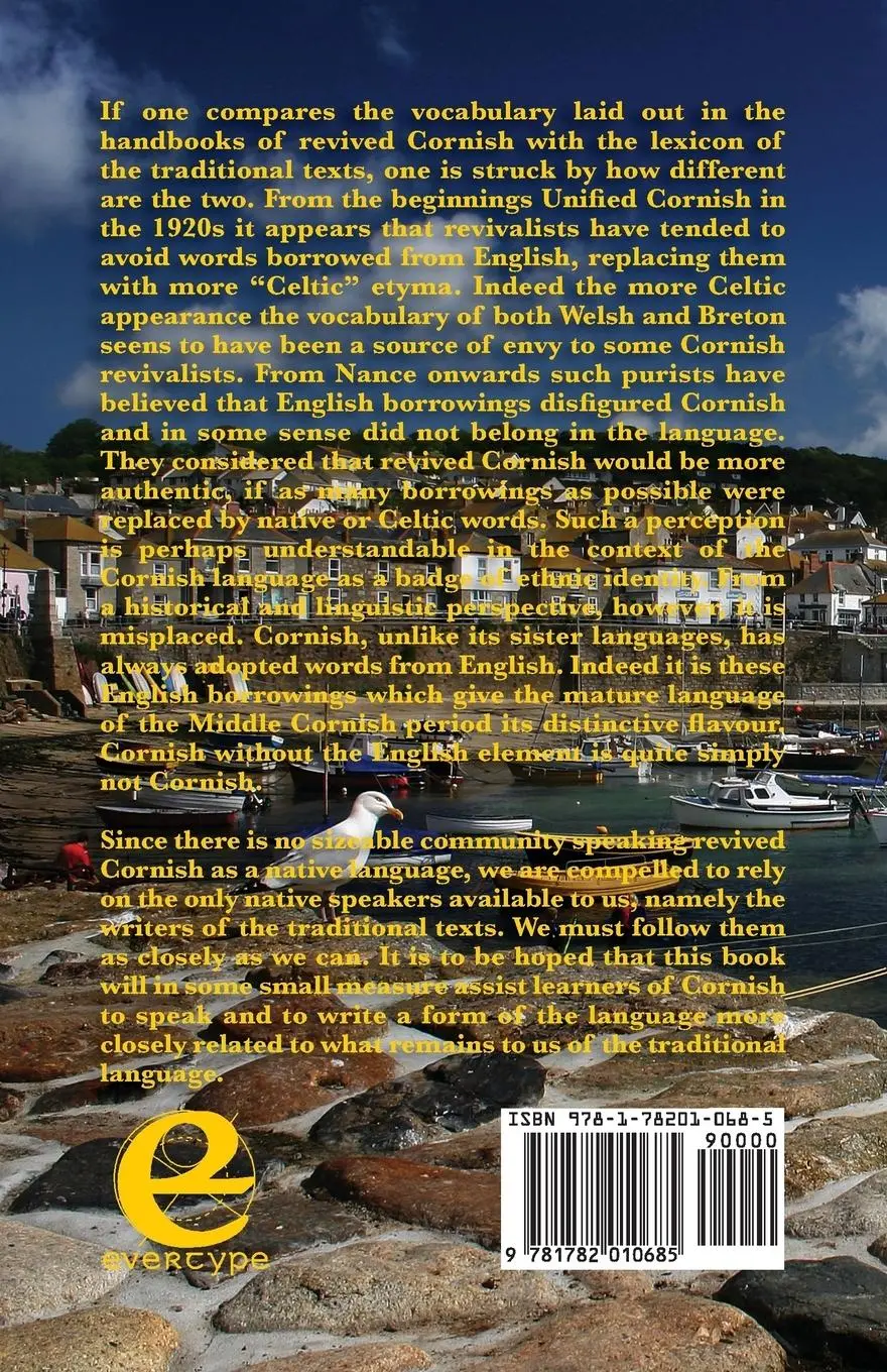 Rückseite: 9781782010685 | Geryow Gwir | The Lexicon of Revived Cornish | Nicholas Williams