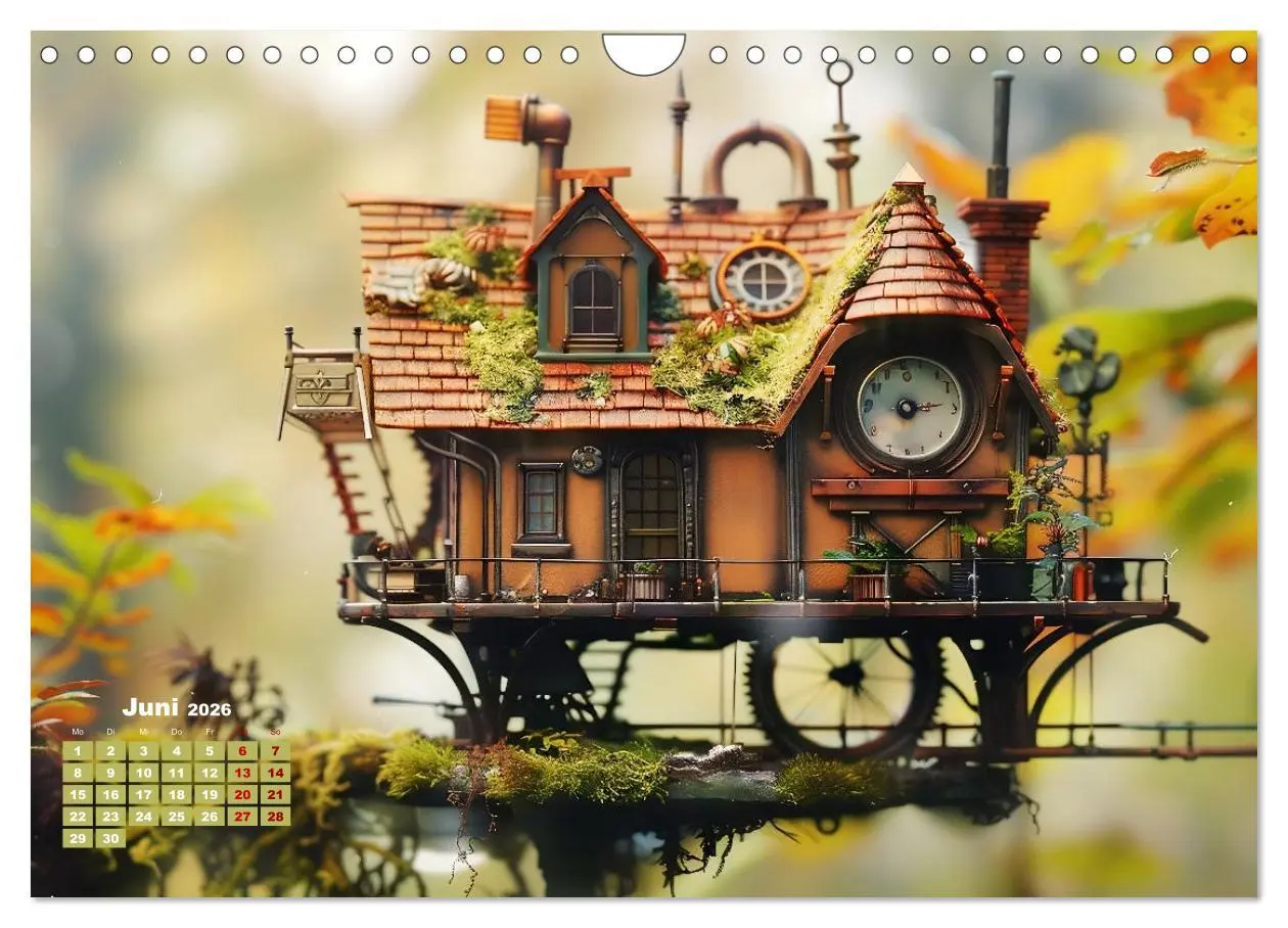 Bild: 9783457330685 | Miniaturwelt Faszinierend winzige Häuser im Steampunk-Stil...