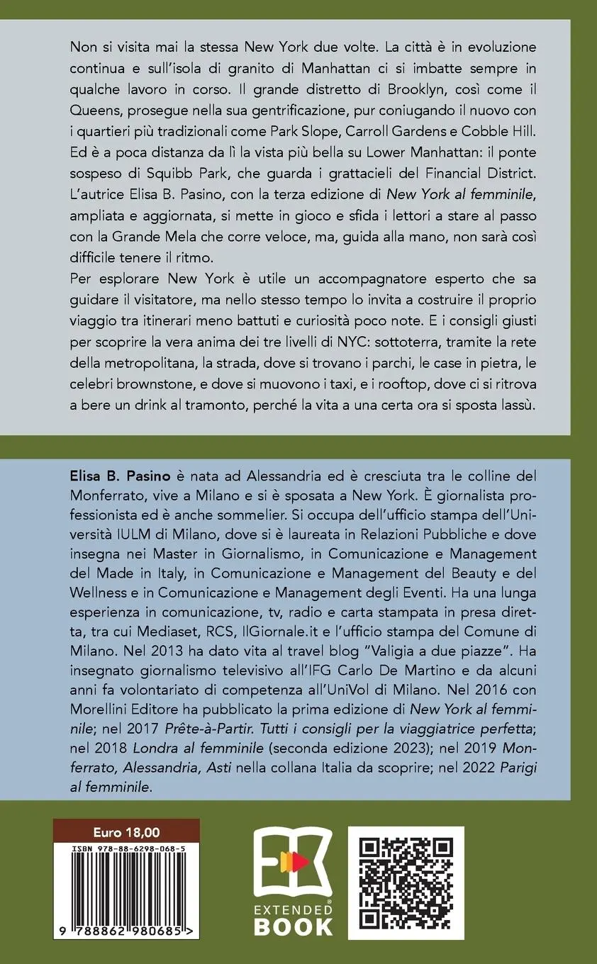 Rückseite: 9788862980685 | New york al femminile III ed. | Elisa Pasino | Taschenbuch | 2024