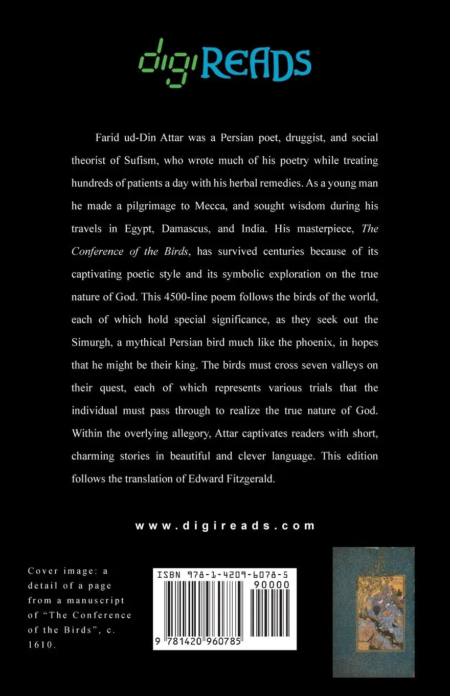 Rückseite: 9781420960785 | The Conference of the Birds | Farid Ud-Din Attar | Taschenbuch | 2019
