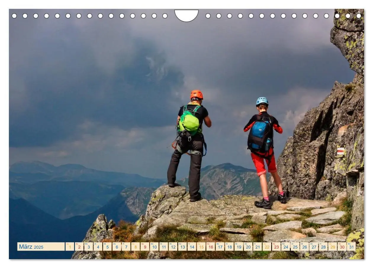 Bild: 9783435470785 | Bergsteigen und Klettern (Wandkalender 2025 DIN A4 quer), CALVENDO...