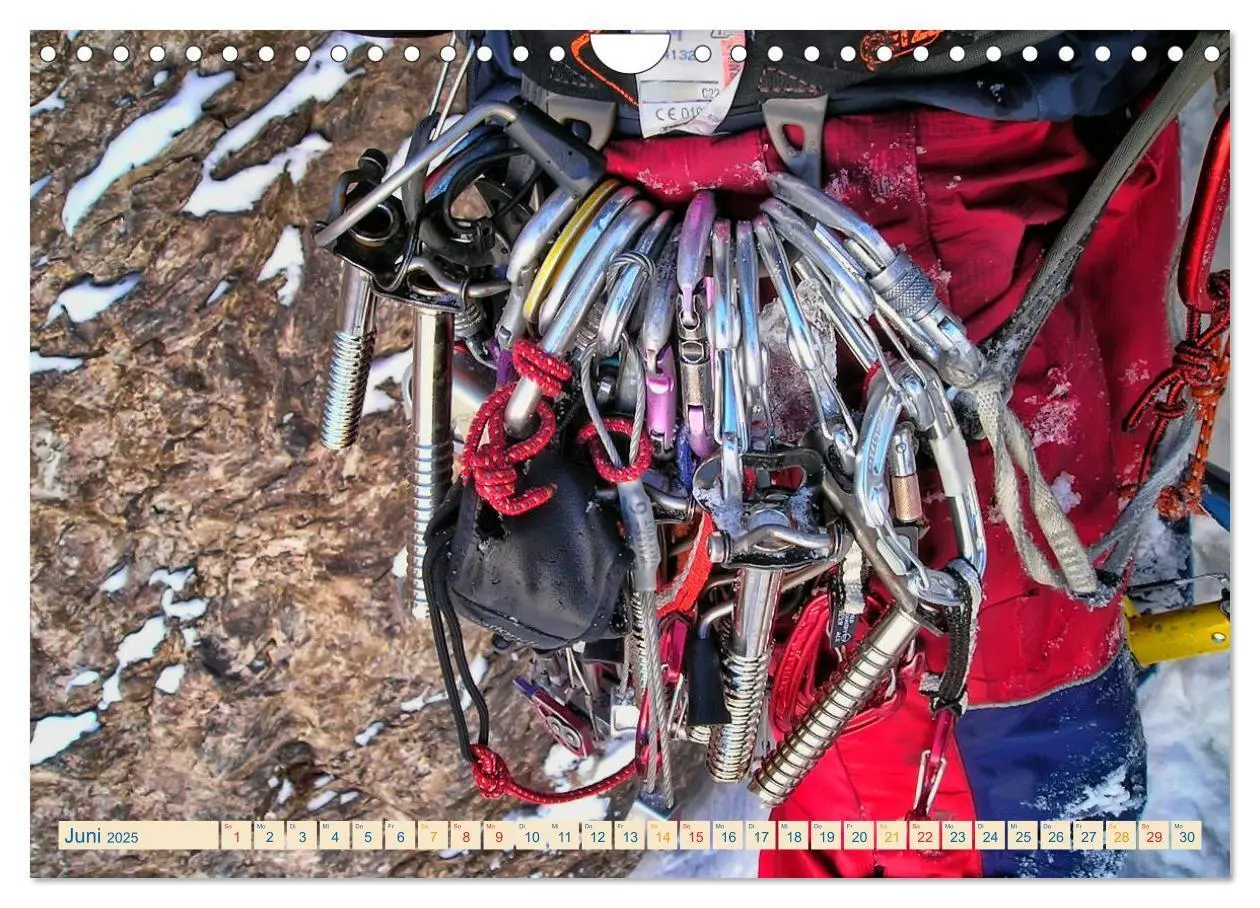 Bild: 9783435470785 | Bergsteigen und Klettern (Wandkalender 2025 DIN A4 quer), CALVENDO...