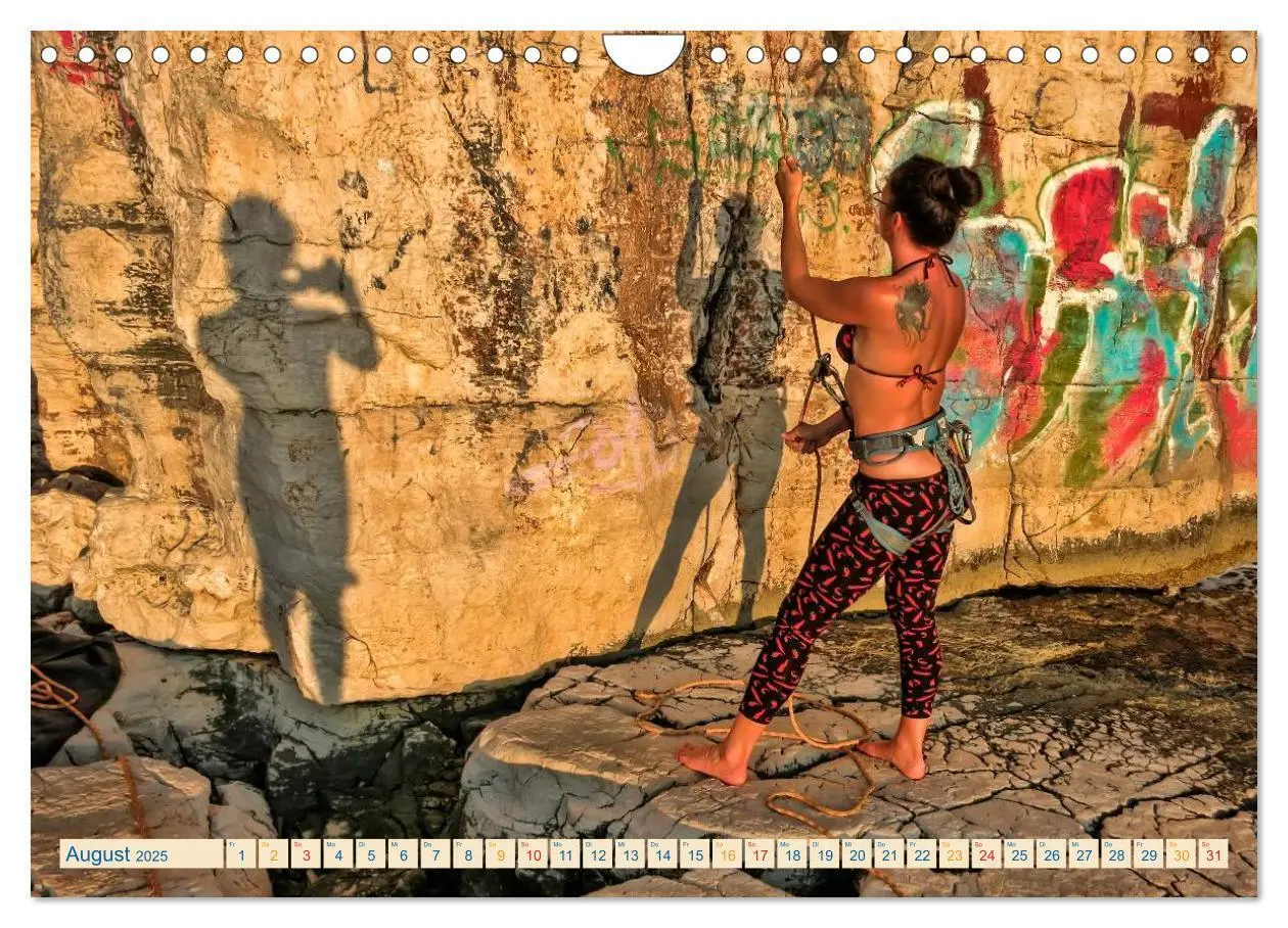 Bild: 9783435470785 | Bergsteigen und Klettern (Wandkalender 2025 DIN A4 quer), CALVENDO...