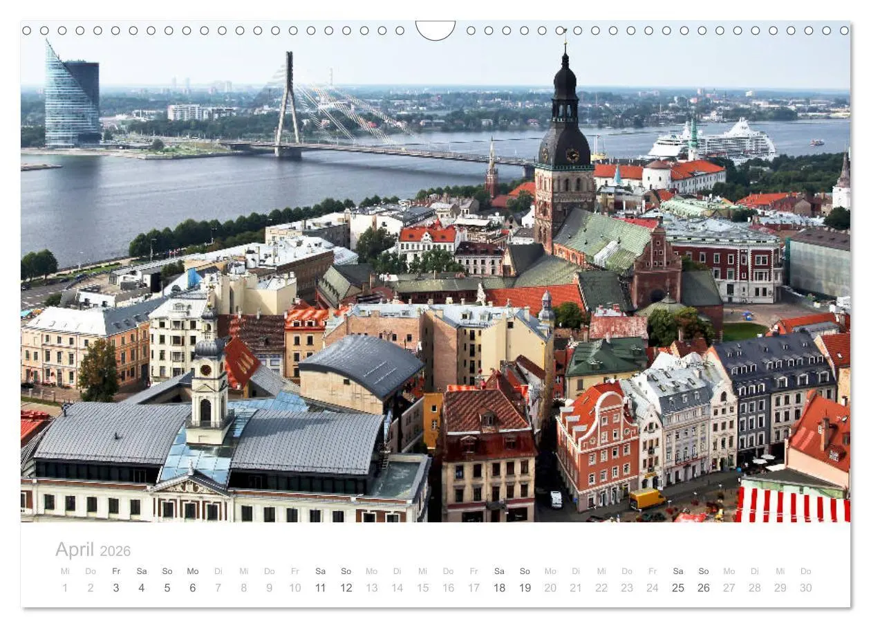 Bild: 9783457940785 | Hafenstädte der Ostsee (Wandkalender 2026 DIN A3 quer), CALVENDO...