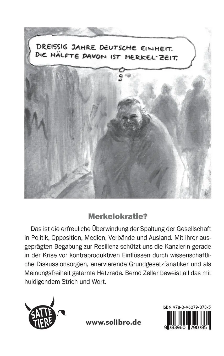Rückseite: 9783960790785 | Merkelokratie | Bernd Zeller | Buch | 68 S. | Deutsch | 2020