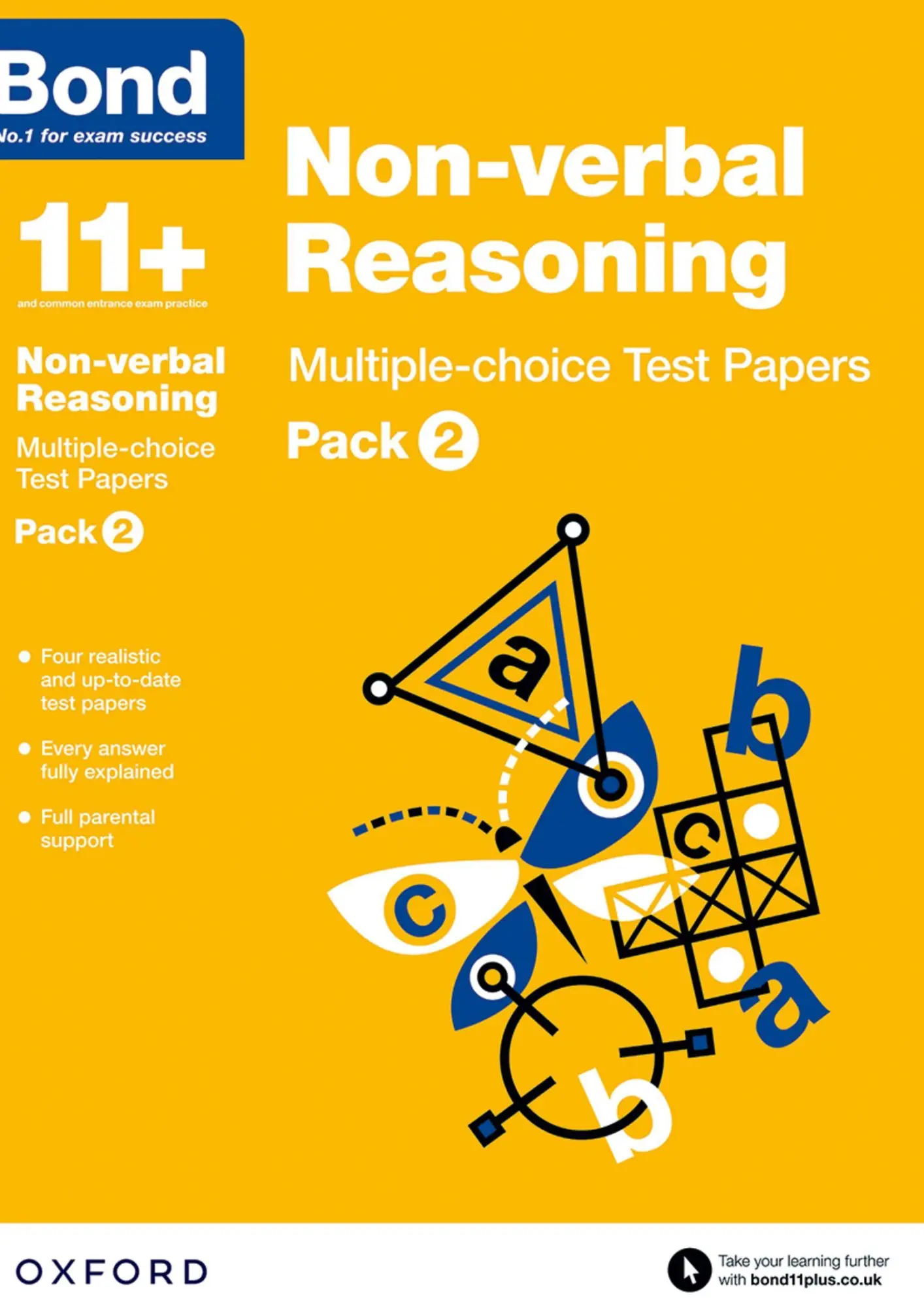 Cover: 9780192740885 | Bond 11+: Non-verbal Reasoning: Multiple-choice Test Papers (for GL...
