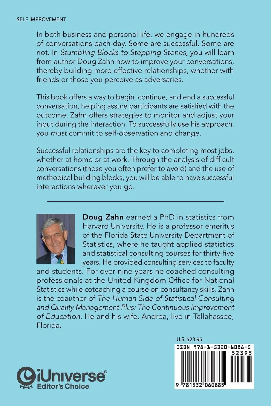 Rückseite: 9781532060885 | Stumbling Blocks to Stepping Stones | Doug Zahn | Taschenbuch | 2019