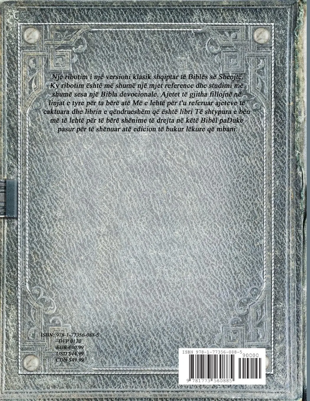 Rückseite: 9781773560885 | Bibla e Shenjtë | Përkthimi Shqiptar | Various | Taschenbuch | 2017