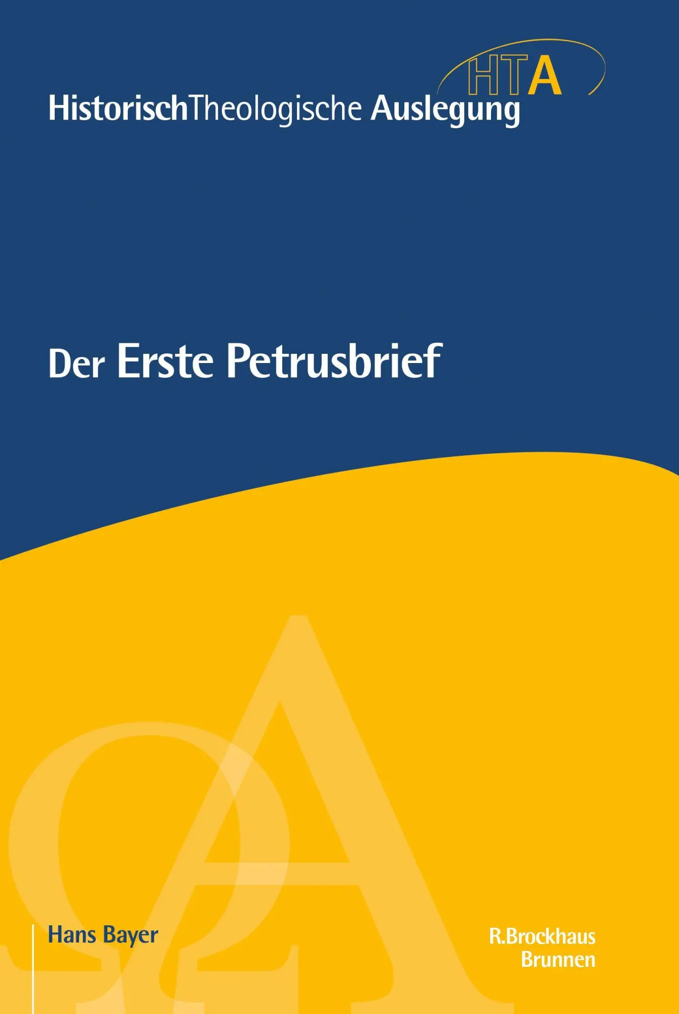 Cover: 9783417020885 | Der Erste Petrusbrief | Hans Bayer | Buch | 656 S. | Deutsch | 2026
