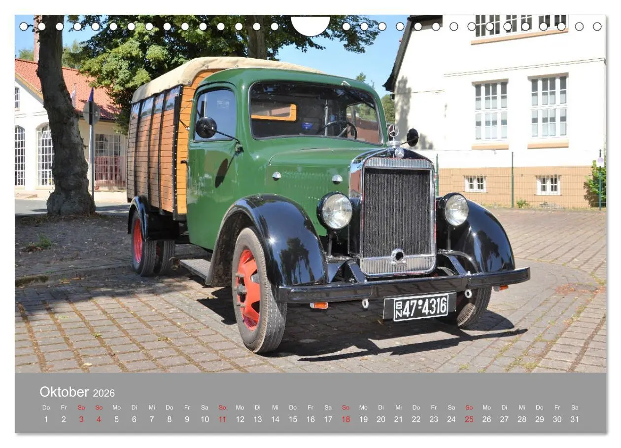 Bild: 9783457930885 | Oldtimer - L K W (Wandkalender 2026 DIN A4 quer), CALVENDO...