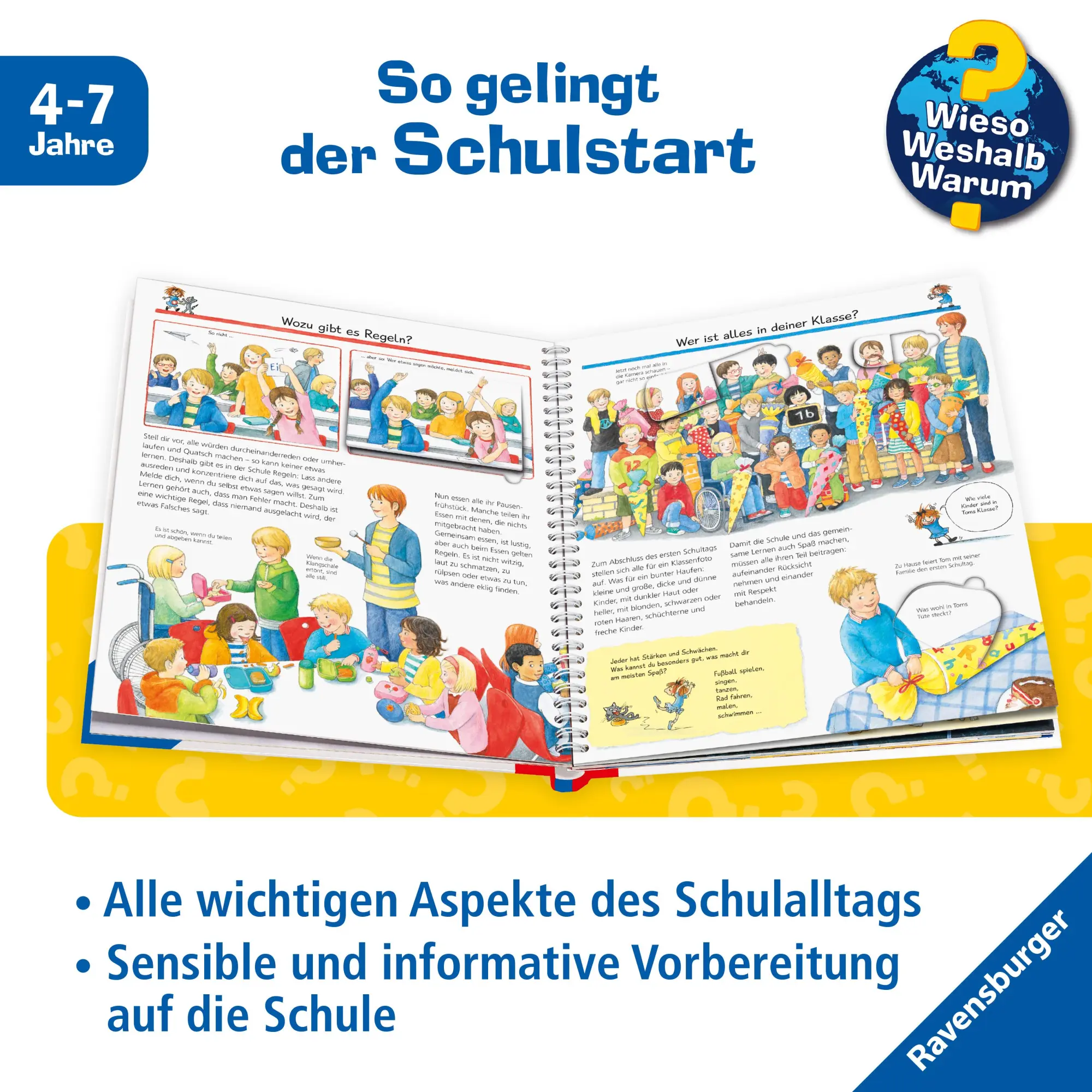 Bild: 9783473600885 | Wieso? Weshalb? Warum?, Band 14 - Ich komme in die Schule | Rübel