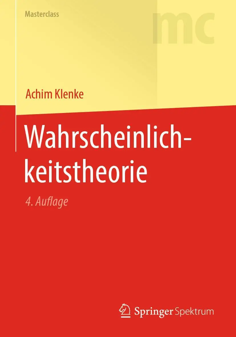 Cover: 9783662620885 | Wahrscheinlichkeitstheorie | Achim Klenke | Taschenbuch | XIV | 2020