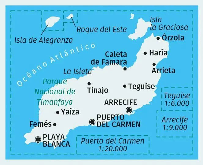 Bild: 9783991540885 | KOMPASS Wanderkarte 241 Lanzarote 1:50.000 | (Land-)Karte | 2 Bde/Tle