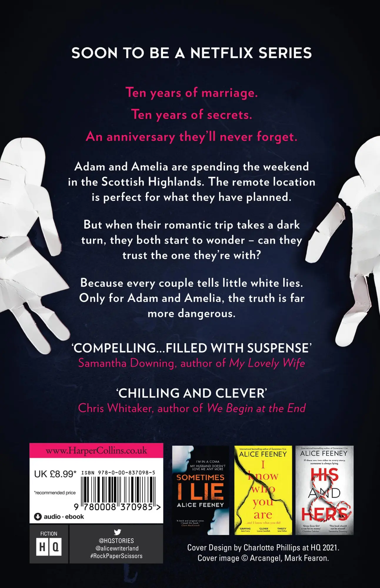 Rückseite: 9780008370985 | Rock Paper Scissors | Alice Feeney | Taschenbuch | Englisch | 2021