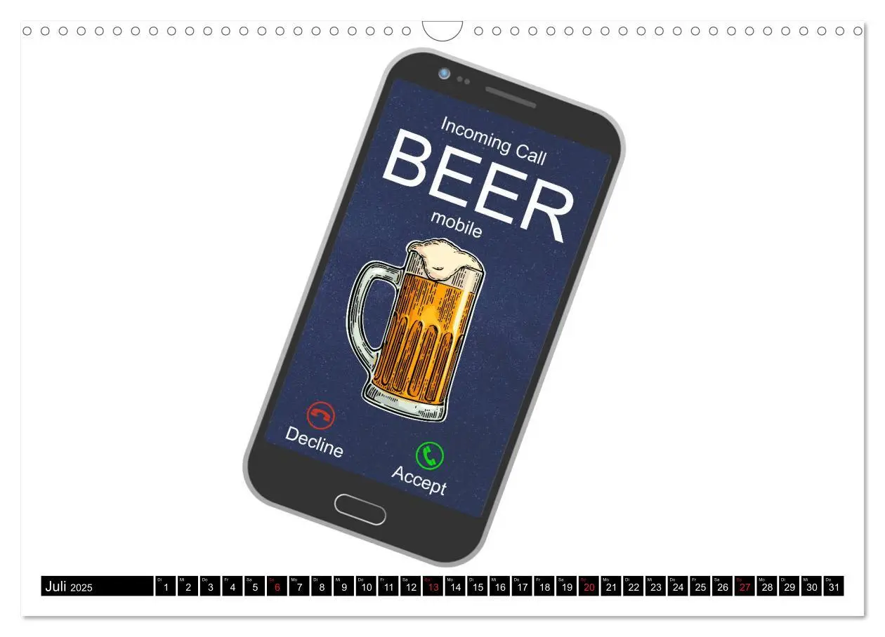 Bild: 9783435210985 | Bier - Lustige Sprüche und Grafiken (Wandkalender 2025 DIN A3...