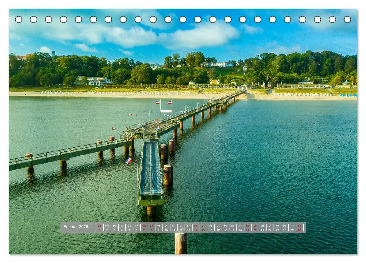 Bild: 9783457540985 | Die Ostsee von oben, Mecklenburg-Vorpommern (Tischkalender 2026 DIN...