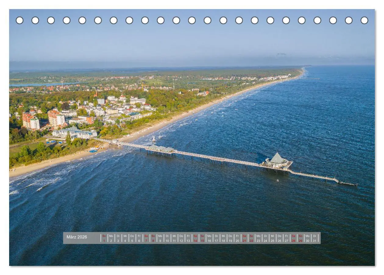 Bild: 9783457540985 | Die Ostsee von oben, Mecklenburg-Vorpommern (Tischkalender 2026 DIN...