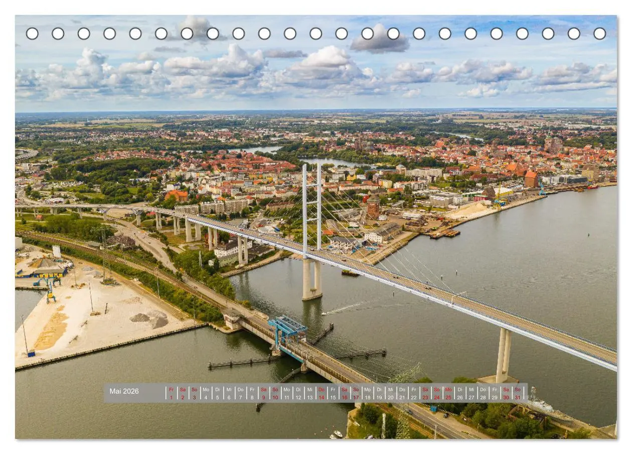 Bild: 9783457540985 | Die Ostsee von oben, Mecklenburg-Vorpommern (Tischkalender 2026 DIN...