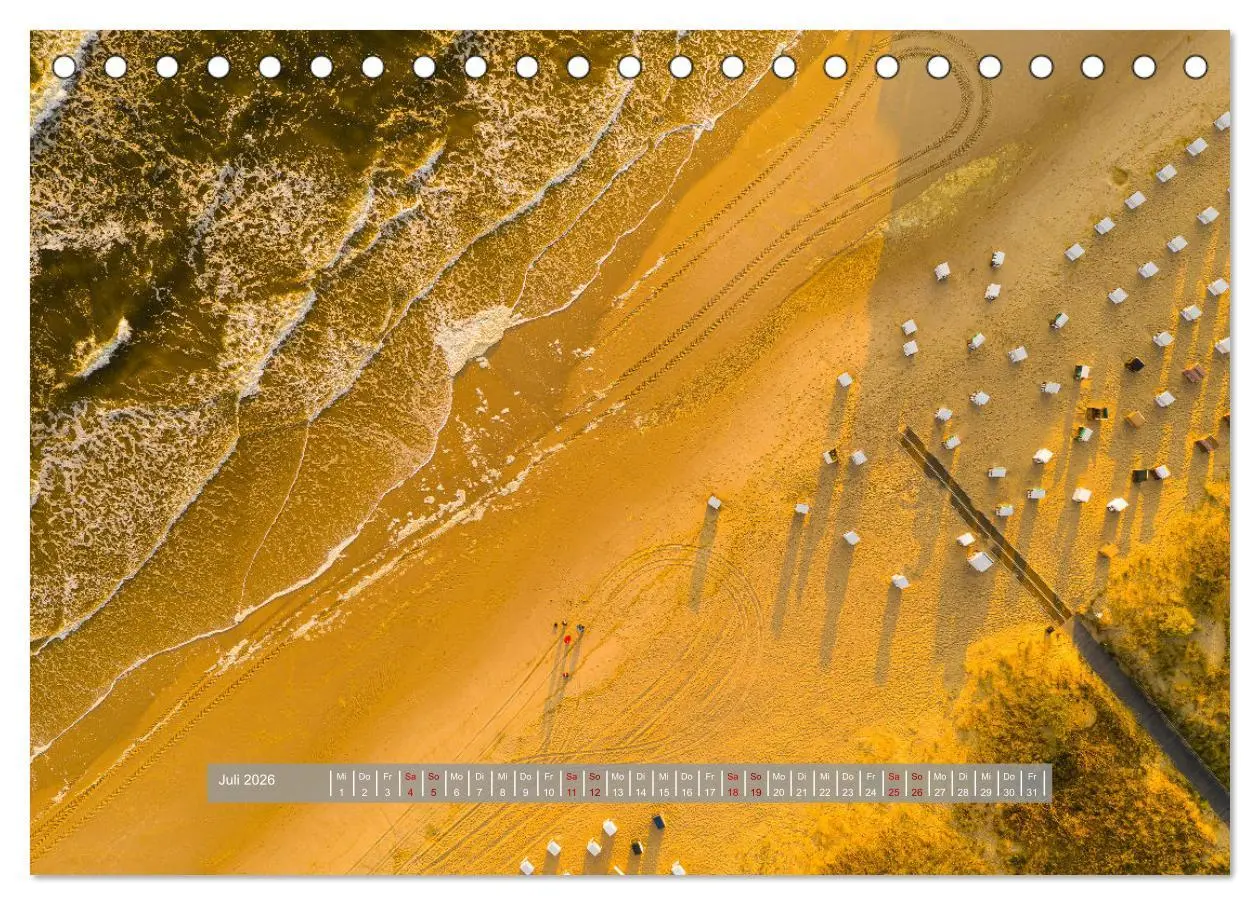 Bild: 9783457540985 | Die Ostsee von oben, Mecklenburg-Vorpommern (Tischkalender 2026 DIN...