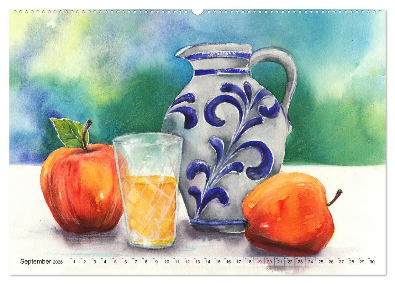 Bild: 9783457780985 | Frankfurt in Aquarell (Wandkalender 2026 DIN A2 quer), CALVENDO...