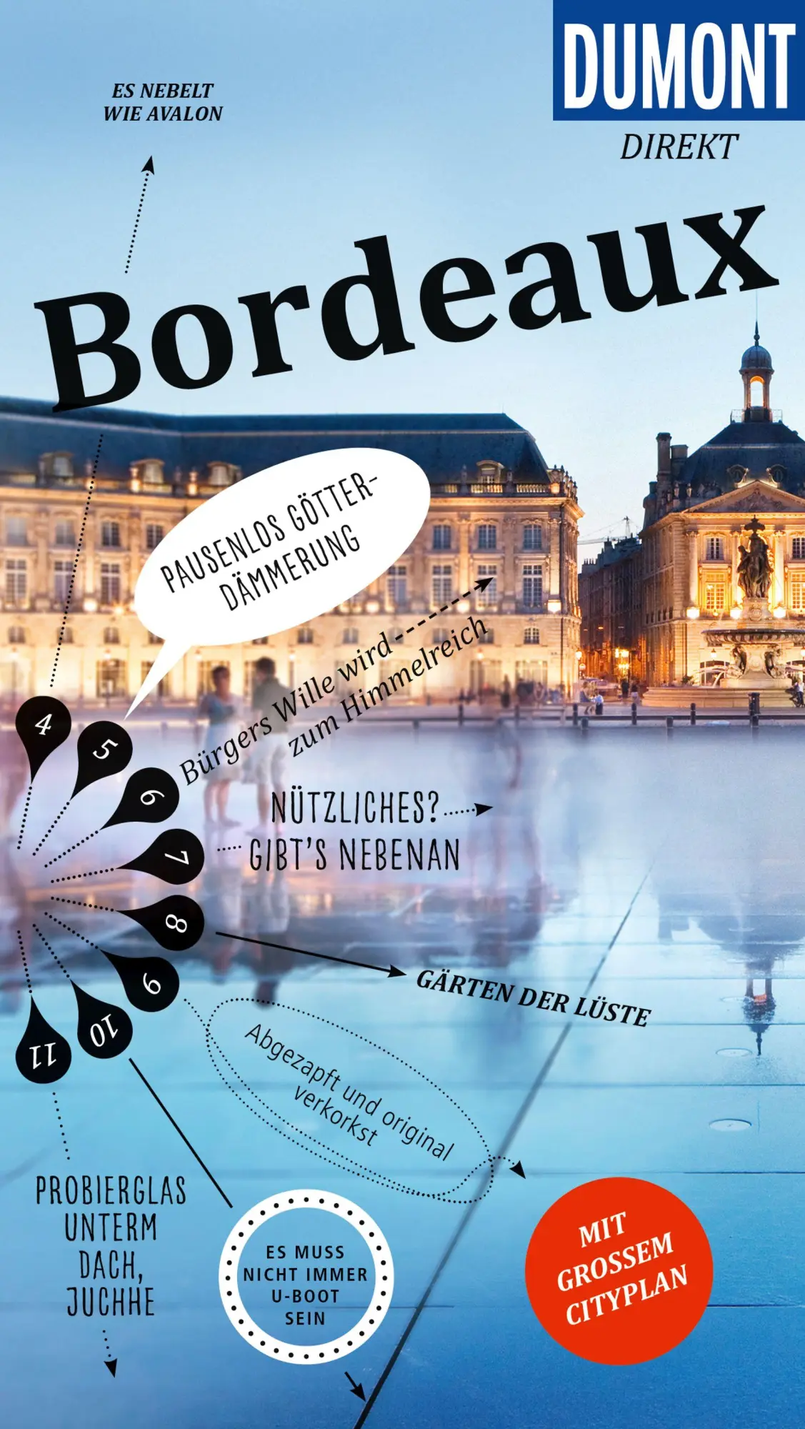Cover: 9783616000985 | DUMONT direkt Reiseführer Bordeaux | Mit großem Cityplan | Görgens