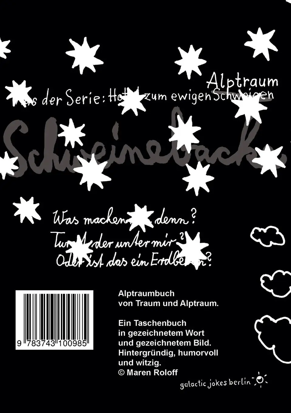 Rückseite: 9783743100985 | Alptraumbuch | Von Traum und Alptraum | Maren Roloff | Taschenbuch