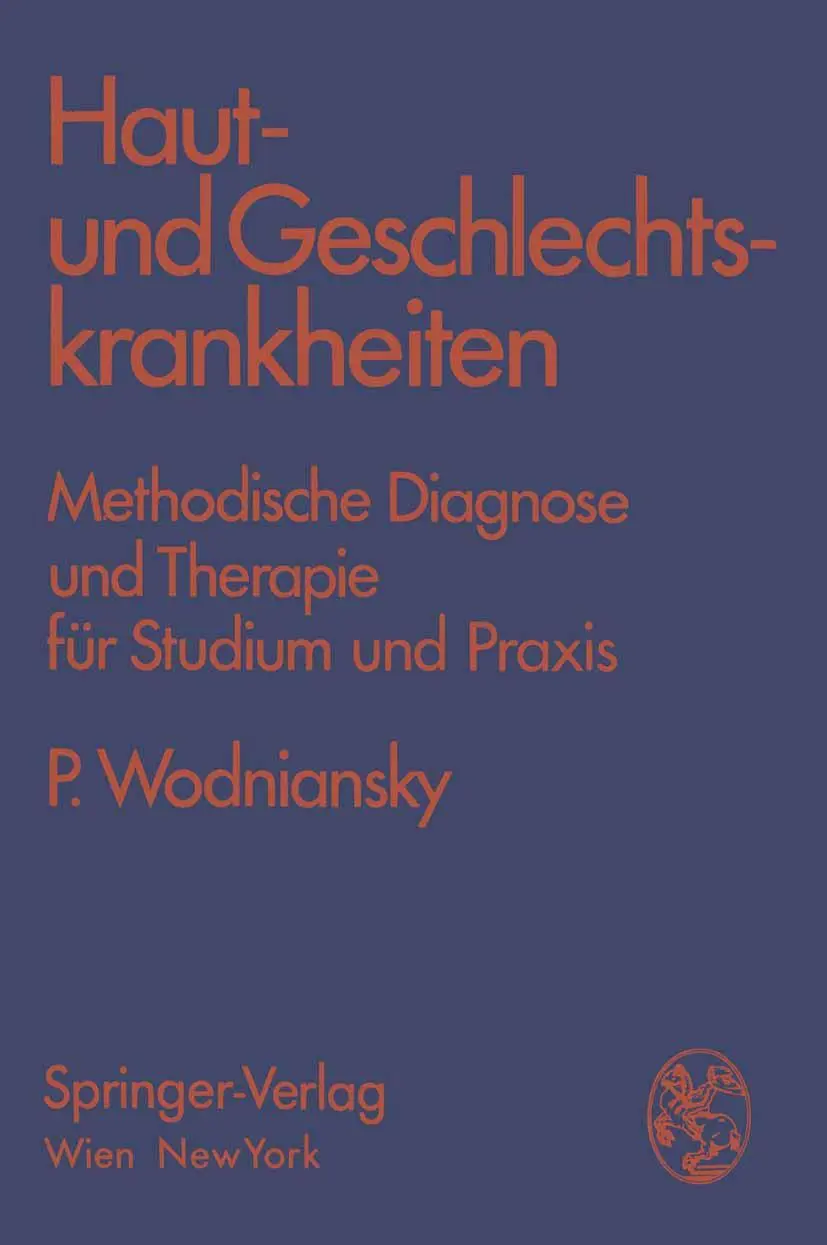 Cover: 9783211811085 | Haut- und Geschlechtskrankheiten | Peter Wodniansky | Taschenbuch