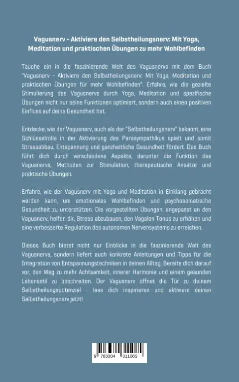 Rückseite: 9783384311085 | Vagusnerv - Aktiviere den Selbstheilungsnerv: Mit Yoga, Meditation...