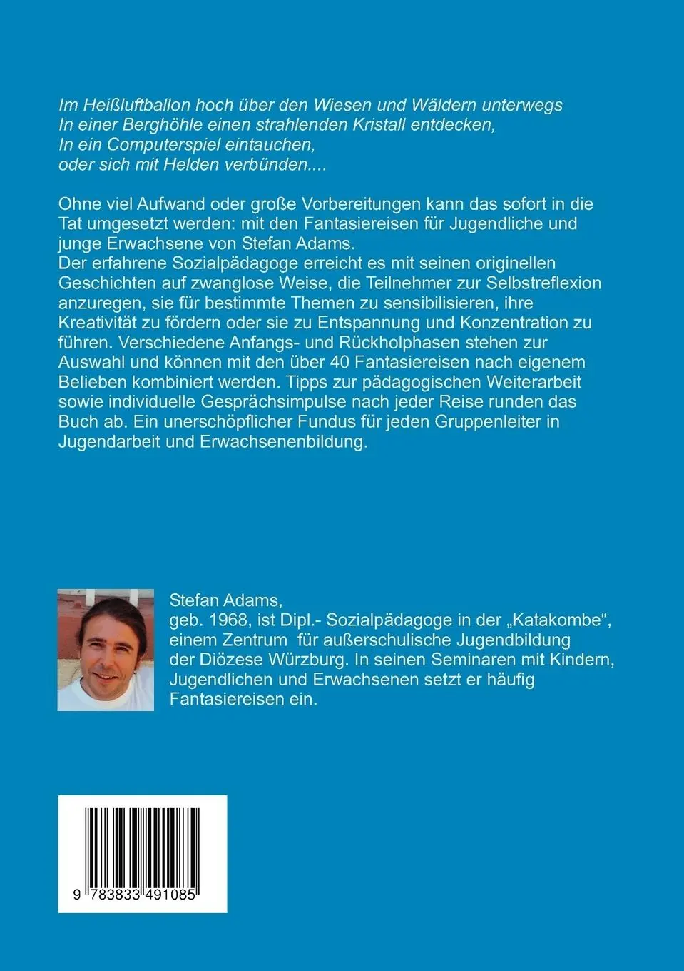 Rückseite: 9783833491085 | Fantasiereisen für Jugendliche | Stefan Adams | Taschenbuch | 150 S.