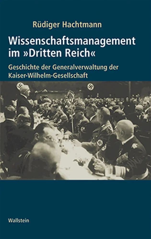 Cover: 9783835301085 | Wissenschaftsmanagement im »Dritten Reich«, 2 Teile | Hachtmann | Buch