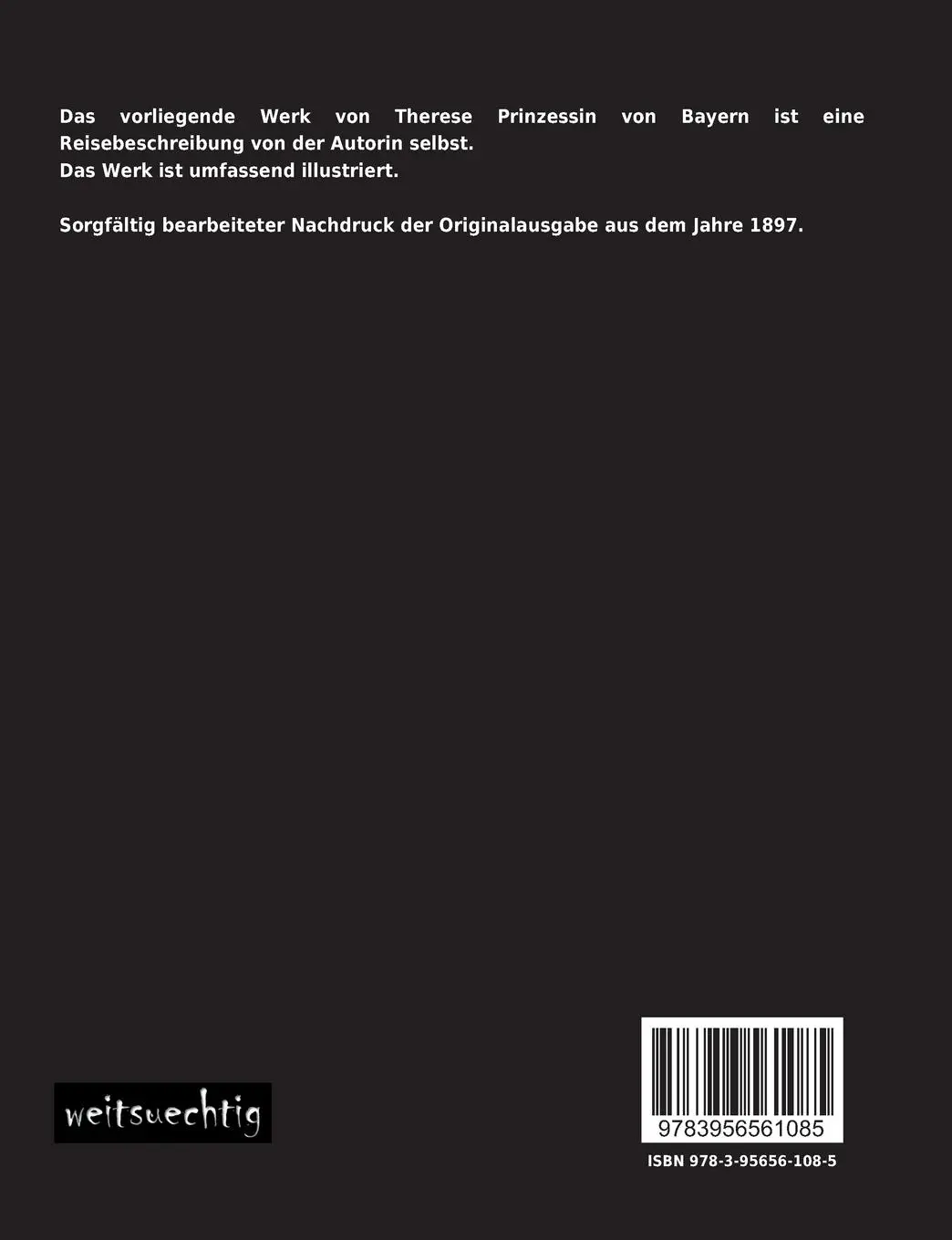 Rückseite: 9783956561085 | Meine Reise in den brasilianischen Tropen | Therese von Bayern | Buch