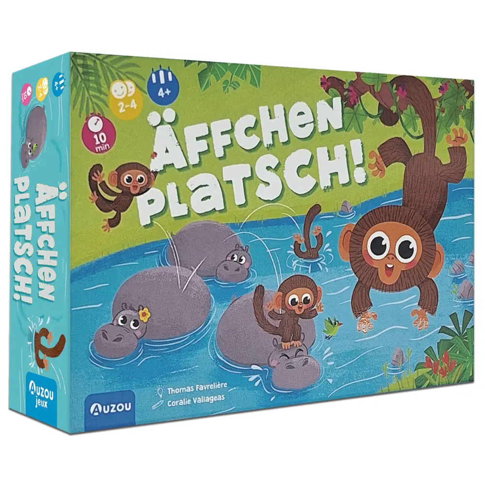 Cover: 3760354051185 | Äffchen Platsch | Thomas Favrelière | Spiel | Karton | 405118 | 2024