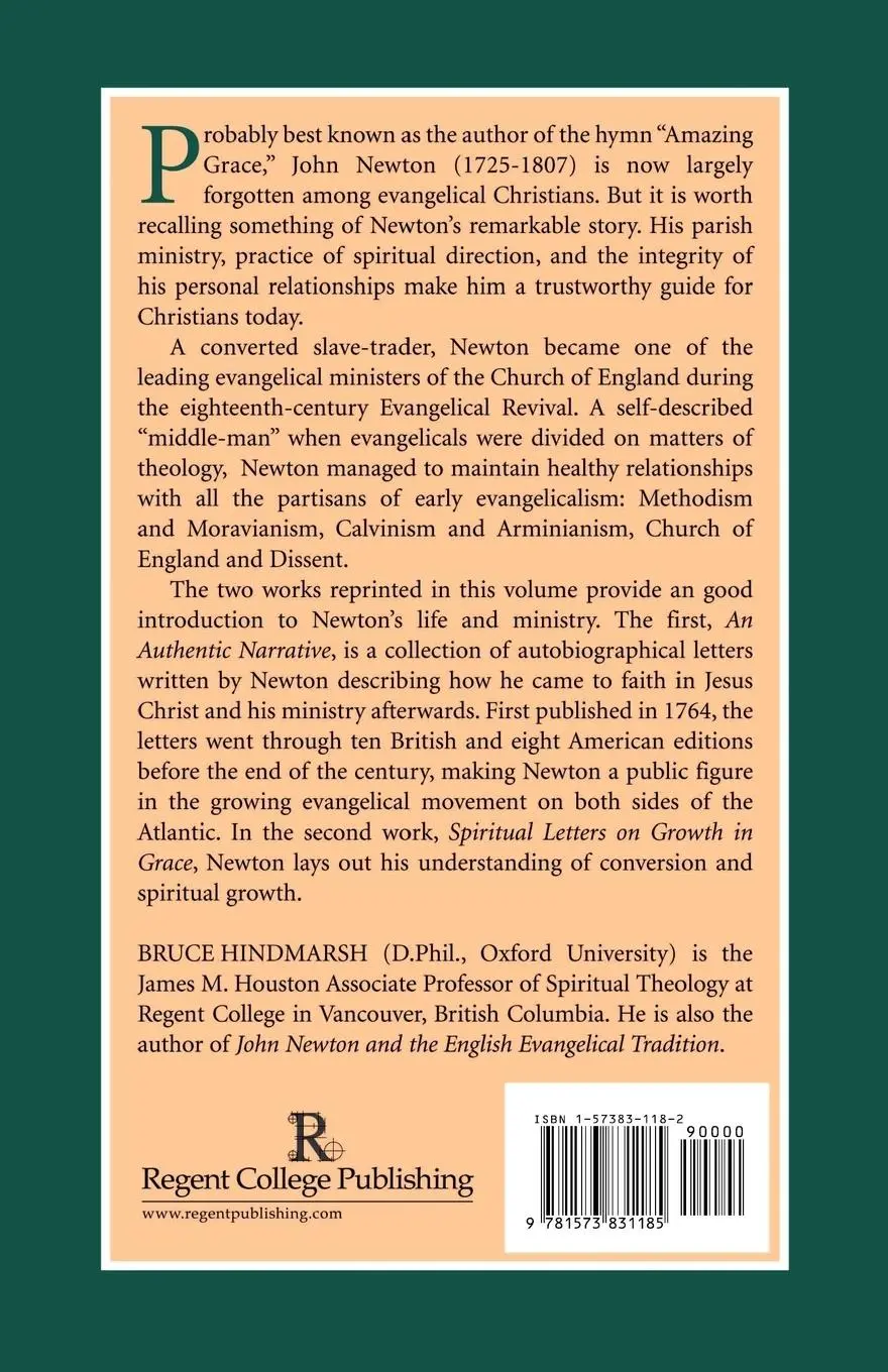 Rückseite: 9781573831185 | The Life and Spirituality of John Newton | John Newton (u. a.) | Buch