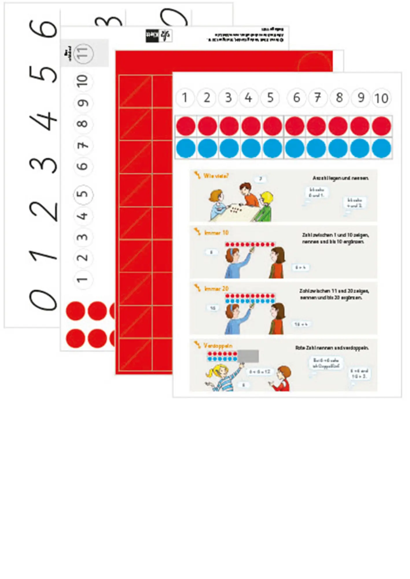 Cover: 9783122011185 | Das Zahlenbuch 1. Arbeitsmittel Beilage zum Schulbuch (VE 5) Klasse 1