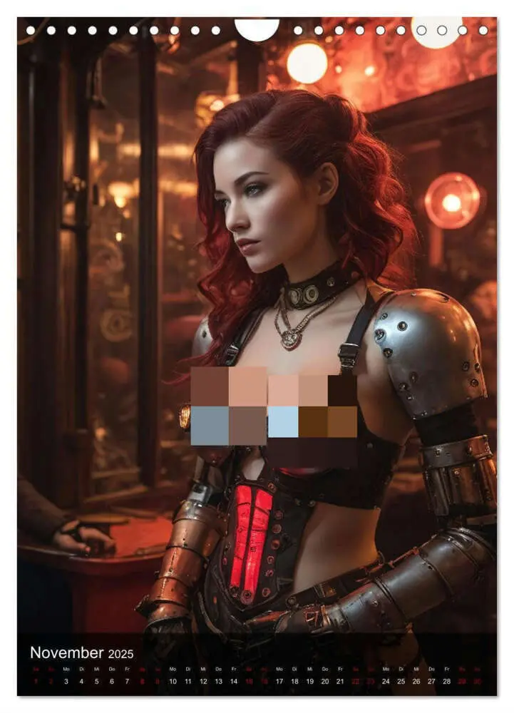 Bild: 9783383791185 | Steampunk - Stadtleben - Rotlichtviertel (Wandkalender 2025 DIN A4...