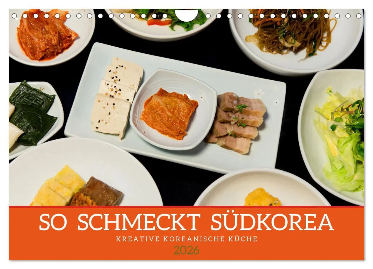 Cover: 9783457351185 | So schmeckt Südkorea: Kreative koreanische Küche (Wandkalender 2026...