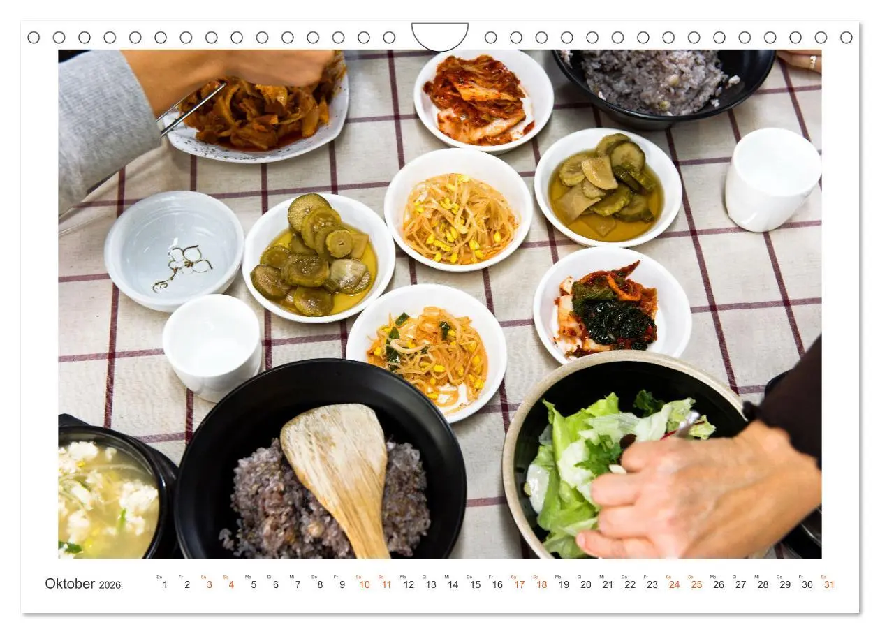 Bild: 9783457351185 | So schmeckt Südkorea: Kreative koreanische Küche (Wandkalender 2026...