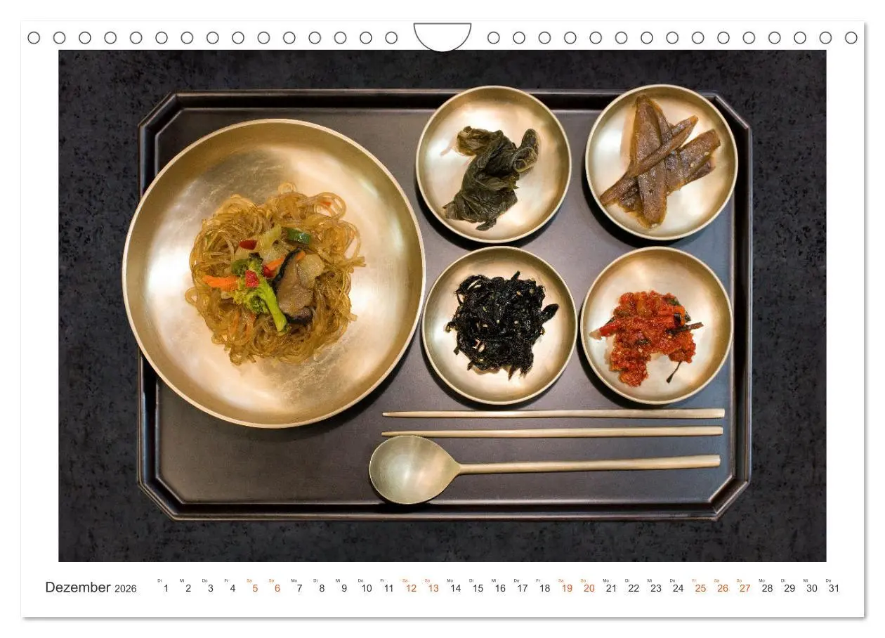 Bild: 9783457351185 | So schmeckt Südkorea: Kreative koreanische Küche (Wandkalender 2026...