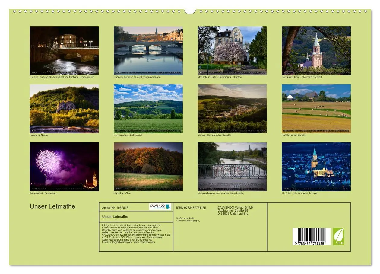 Bild: 9783457731185 | Unser Letmathe (hochwertiger Premium Wandkalender 2026 DIN A2...